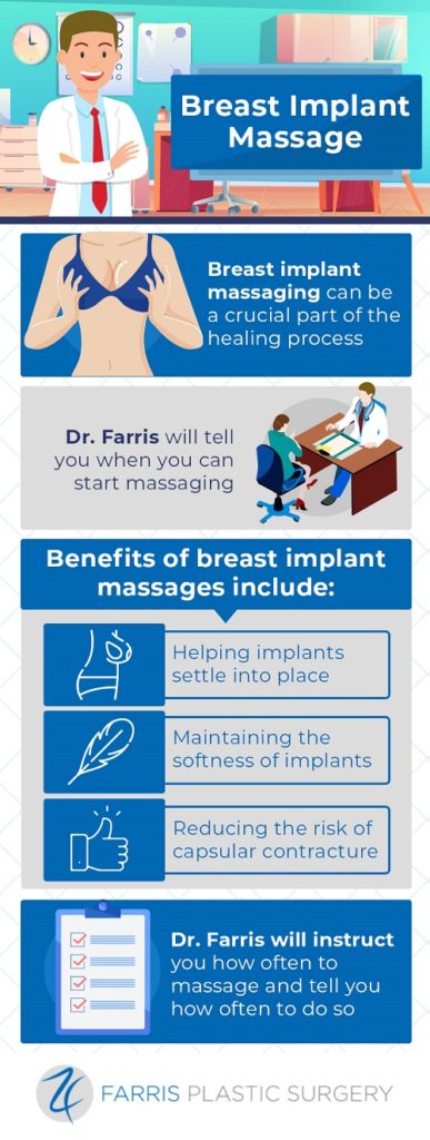 Breast implant massage
