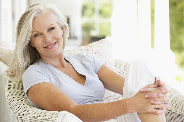 smiling older woman