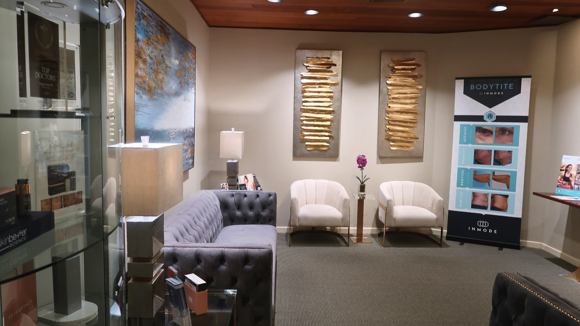 Plastic surgery lobby in Dallas