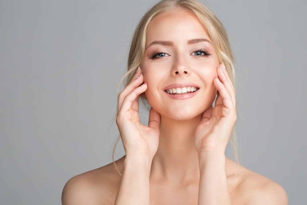 Woman with fresh, youthful skin after Morpheus8 skin rejuvenation treatment
