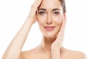 Woman with clear, fresh skin from BBL Hero treatment in Dallas, TX